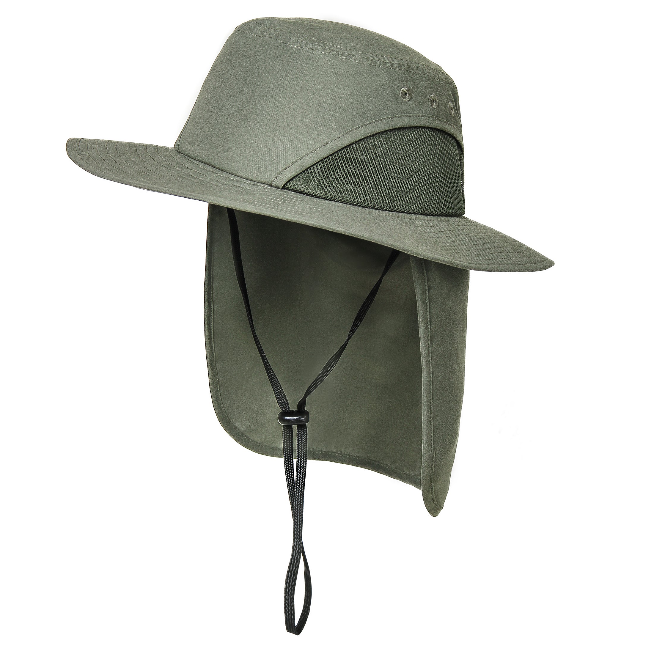 A44083 Sun Hat with Flap with Sun Protection