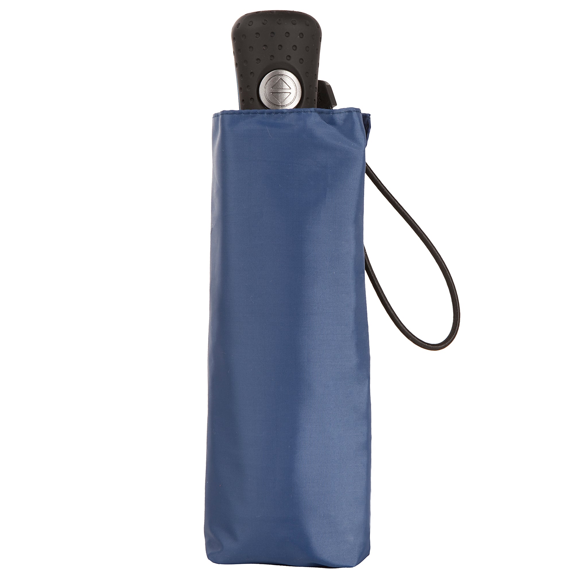 Auto Open/Close Travel Umbrella in Black Open case