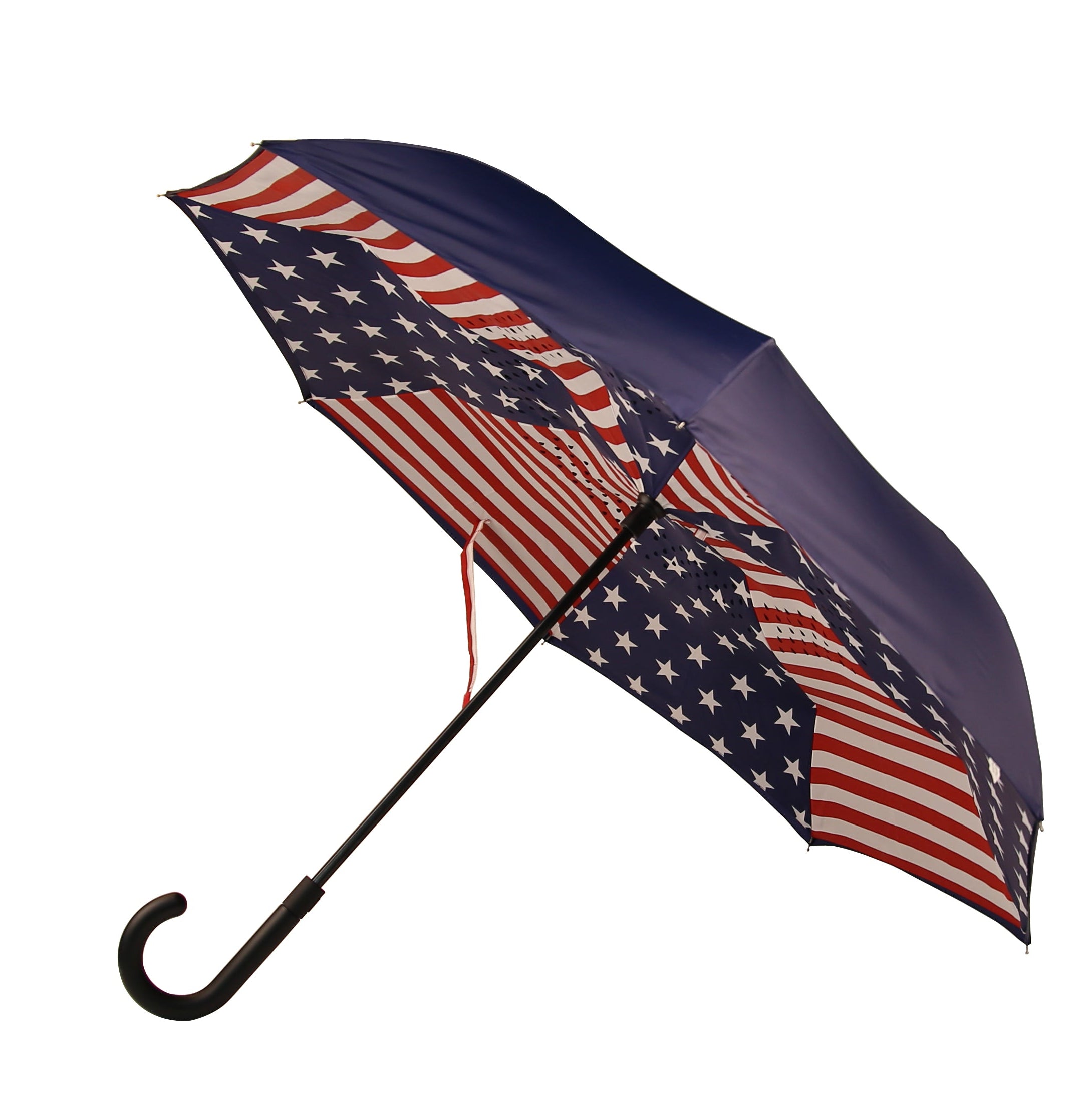 InBrella Reverse Close Umbrella in americana Open Under Canopy