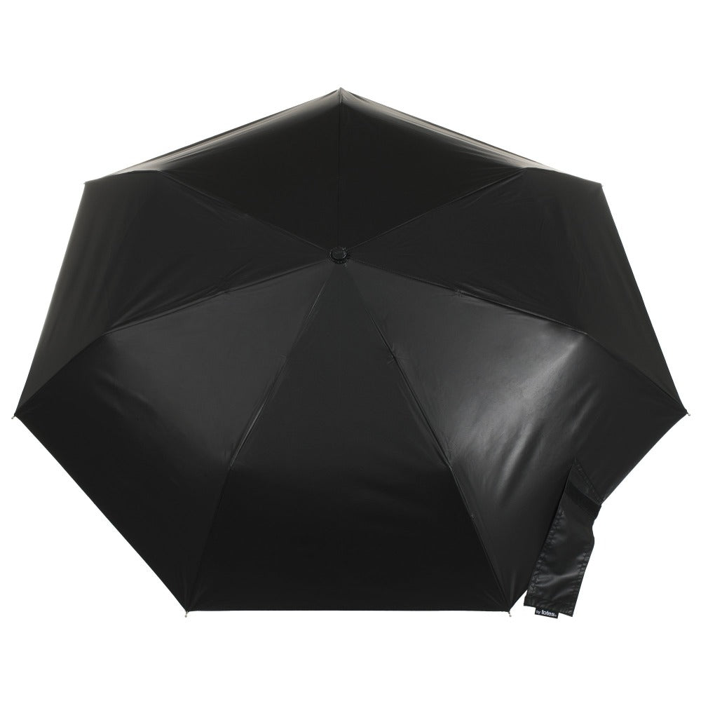 Under Canopy Print Auto Open Close Umbrella in Zodiac Black Open Top View