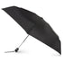 Auto Open/Close Travel Umbrella in Black Open Side Profile