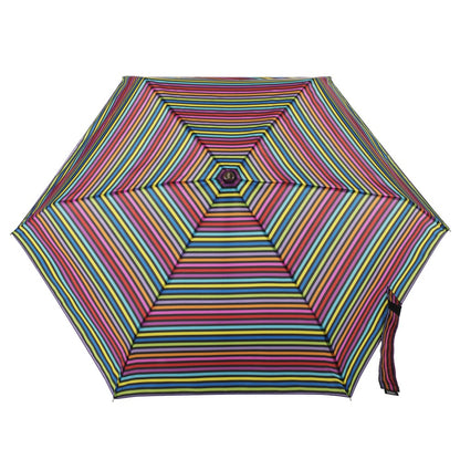 Auto Open Close Umbrella with NeverWet® in Skinny Stripe Open Top View