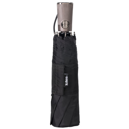 totes Titan® Auto Open Close Umbrella with NeverWet® closed umbrella view