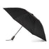 InBrella Reverse Close Folding Umbrella in Black Open Side Profile