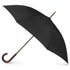 9302 Blue Line Wooden Stick Umbrella - Totes Auto Open Umbrella