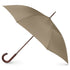 9302 Blue Line Wooden Stick Umbrella - Totes Auto Open Umbrella