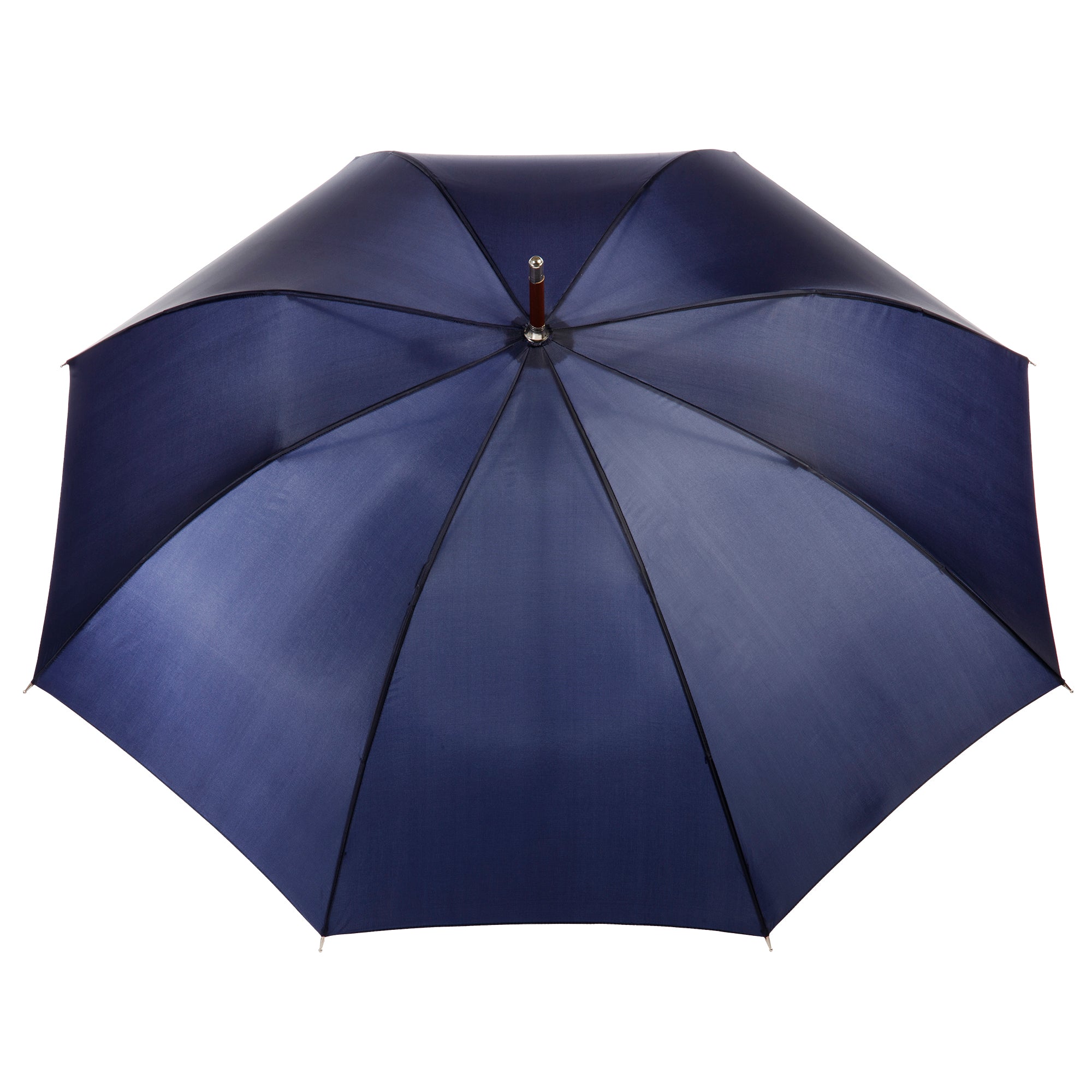 9302 Blue Line Wooden Stick Umbrella - Totes Auto Open Umbrella