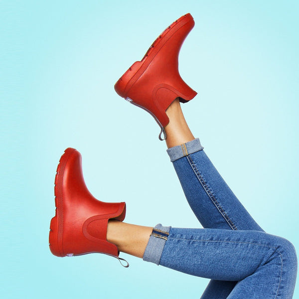 report slicker chelsea rain bootie