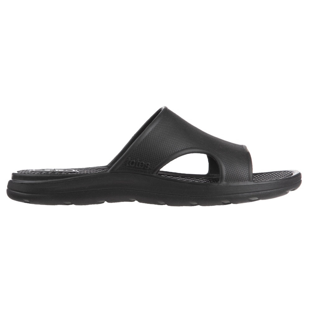 Men’s Sol Bounce Ara Vented Slide in Black Profile