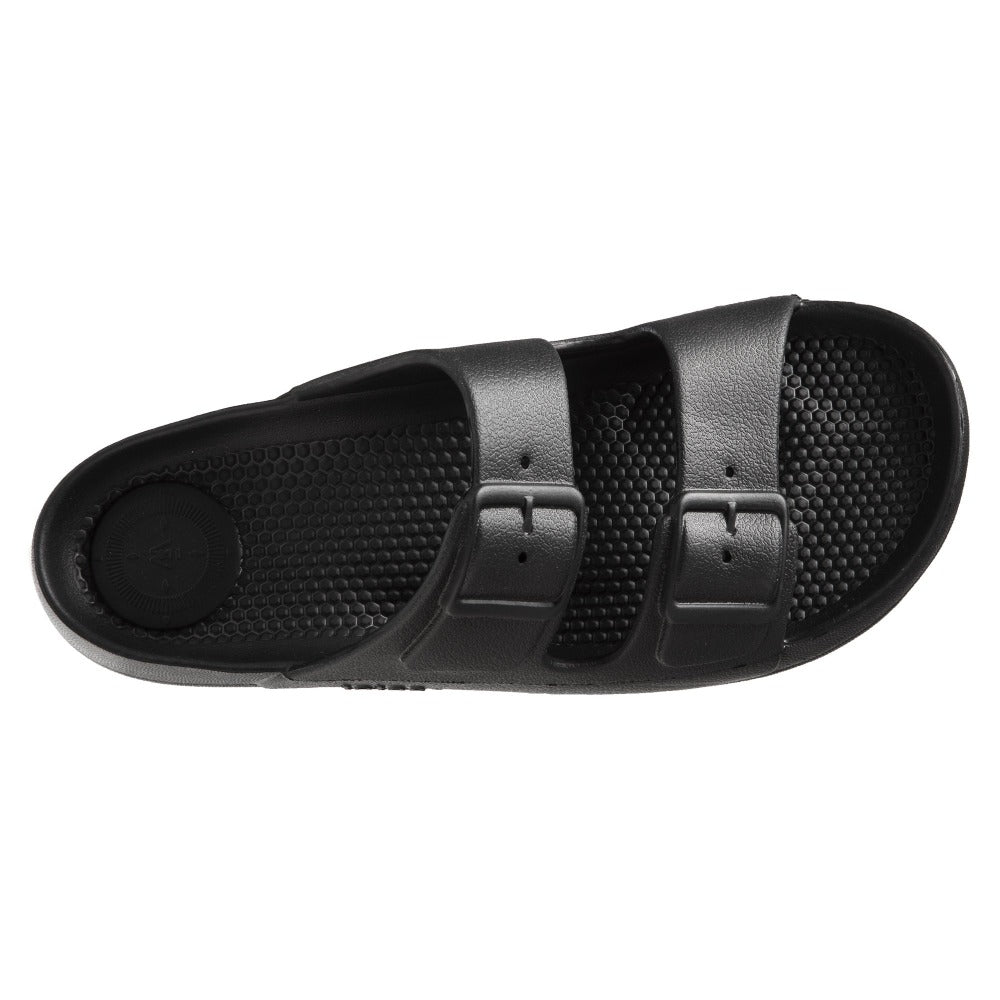 Women’s Sol Bounce Molded Buckle Slide - Black top view