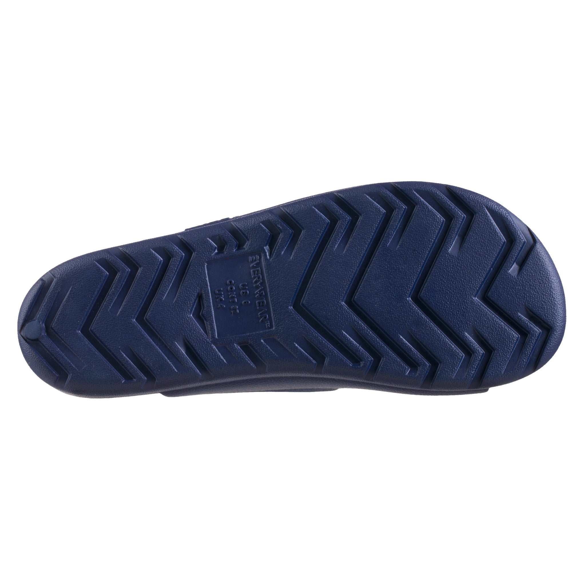 Women’s Sol Bounce Molded Buckle Slide - Navy sole bottom view