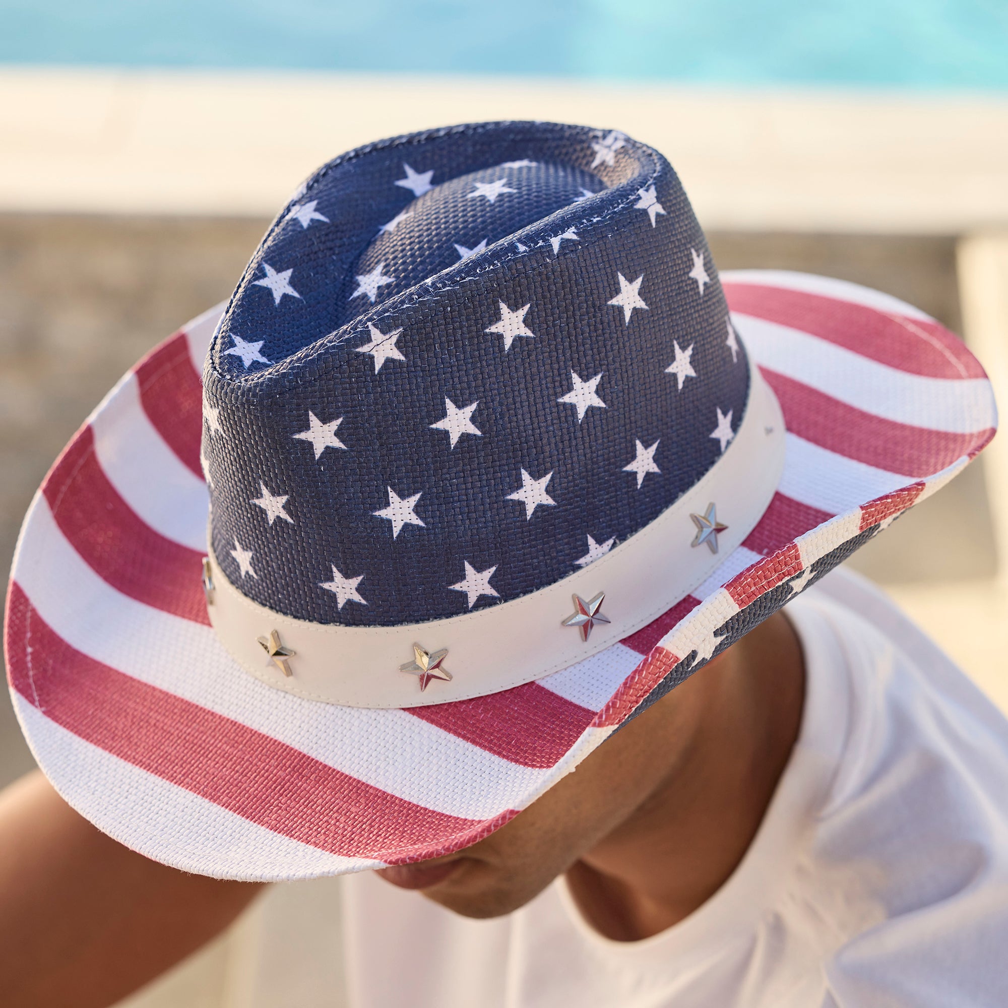 Americana Flag Cowboy Hat