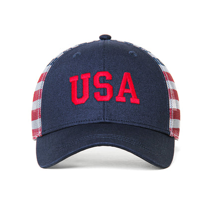 USA Flag Trucker Hat