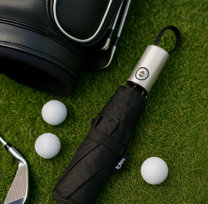 Folding Golf Umbrella with Wind &amp;  Sun Protection