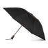 InBrella Reverse Close Folding Umbrella in Black Open Side Profile 