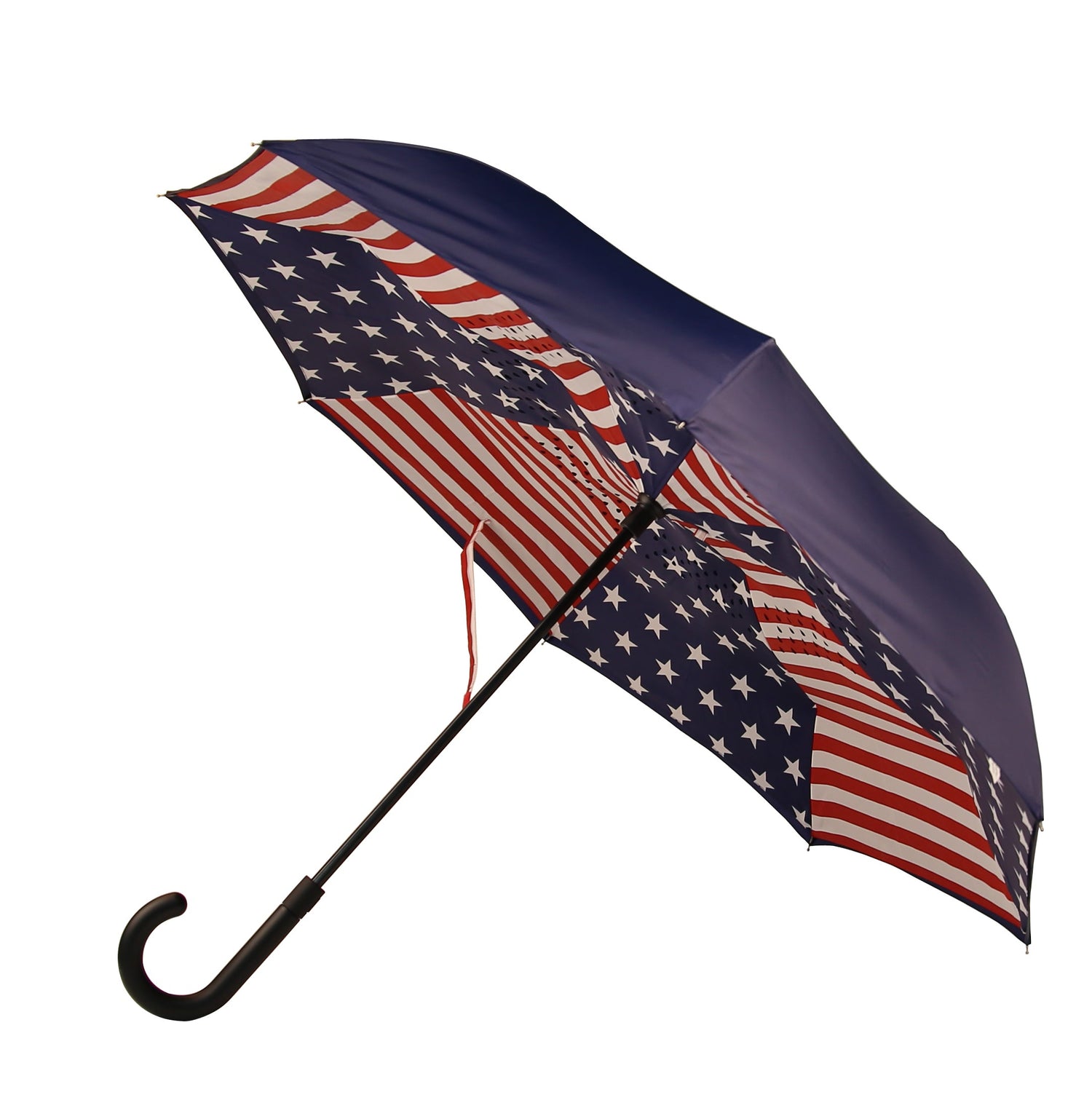 InBrella Reverse Close Umbrella in americana Open Under Canopy 