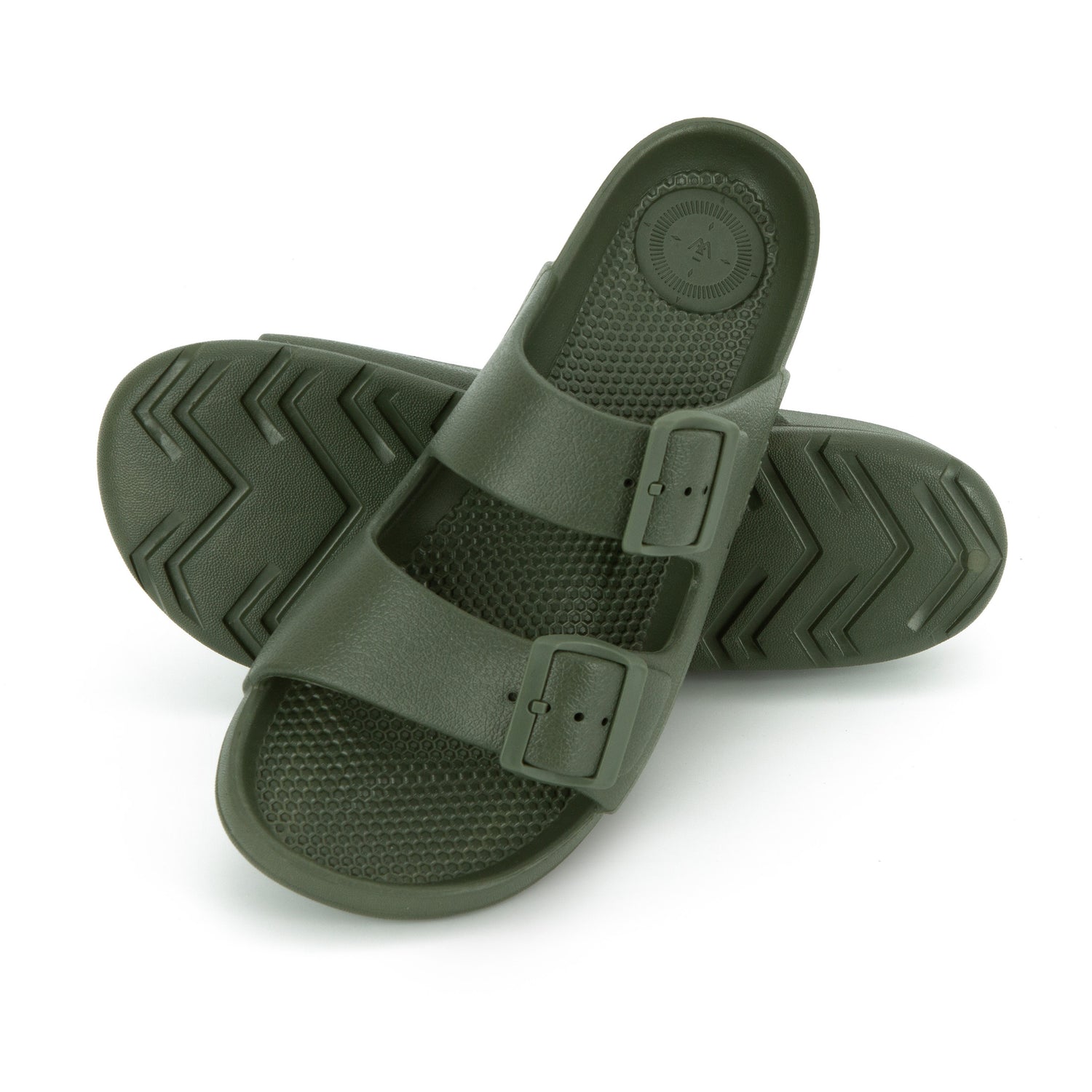 TS22 Totes Double Buckle Mens Slide 