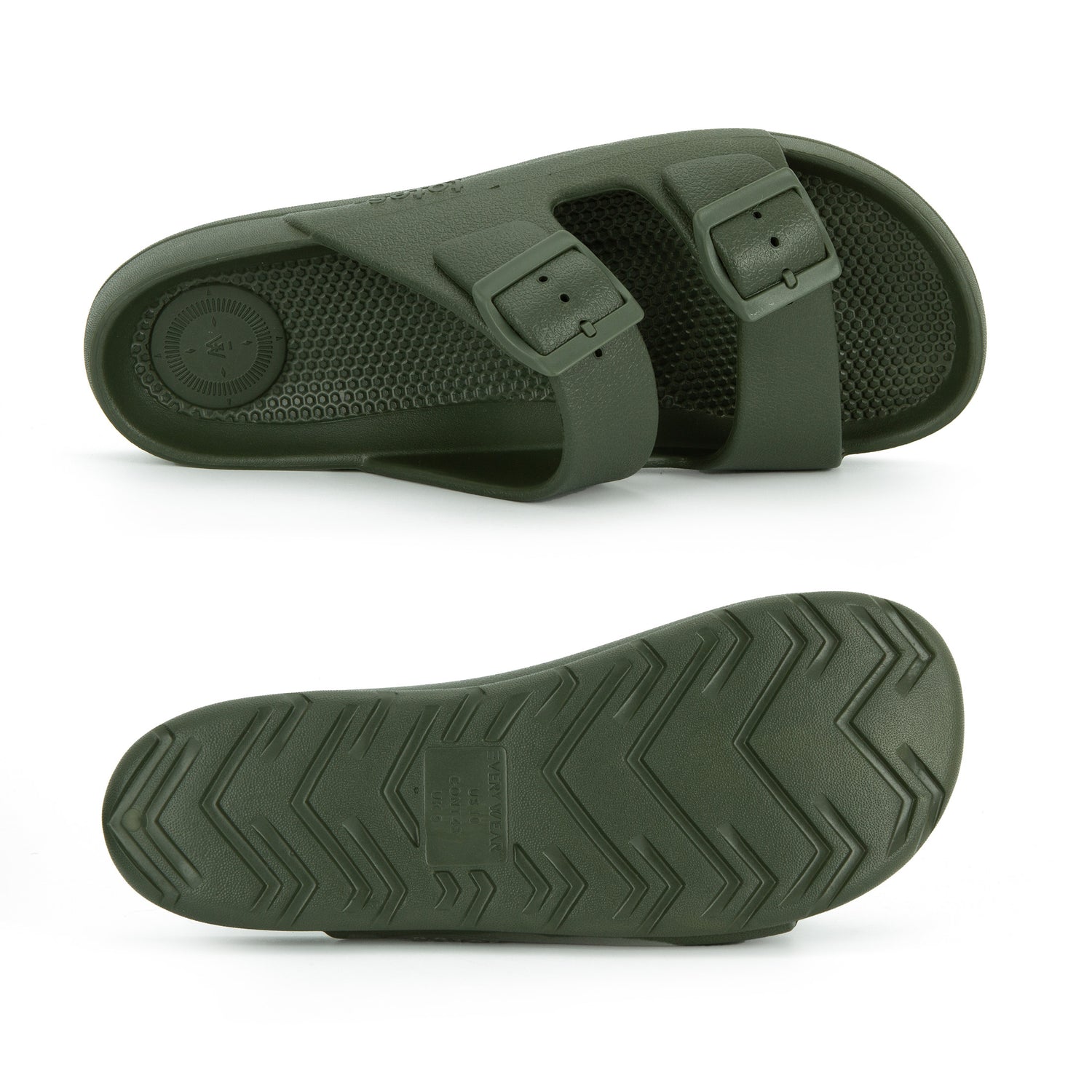 TS22 Totes Double Buckle Mens Slide 