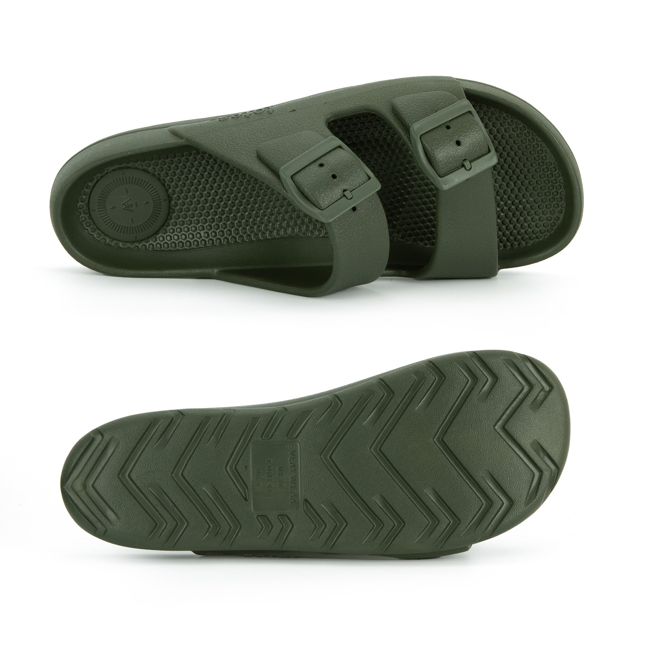 TS22 Totes Double Buckle Mens Slide 