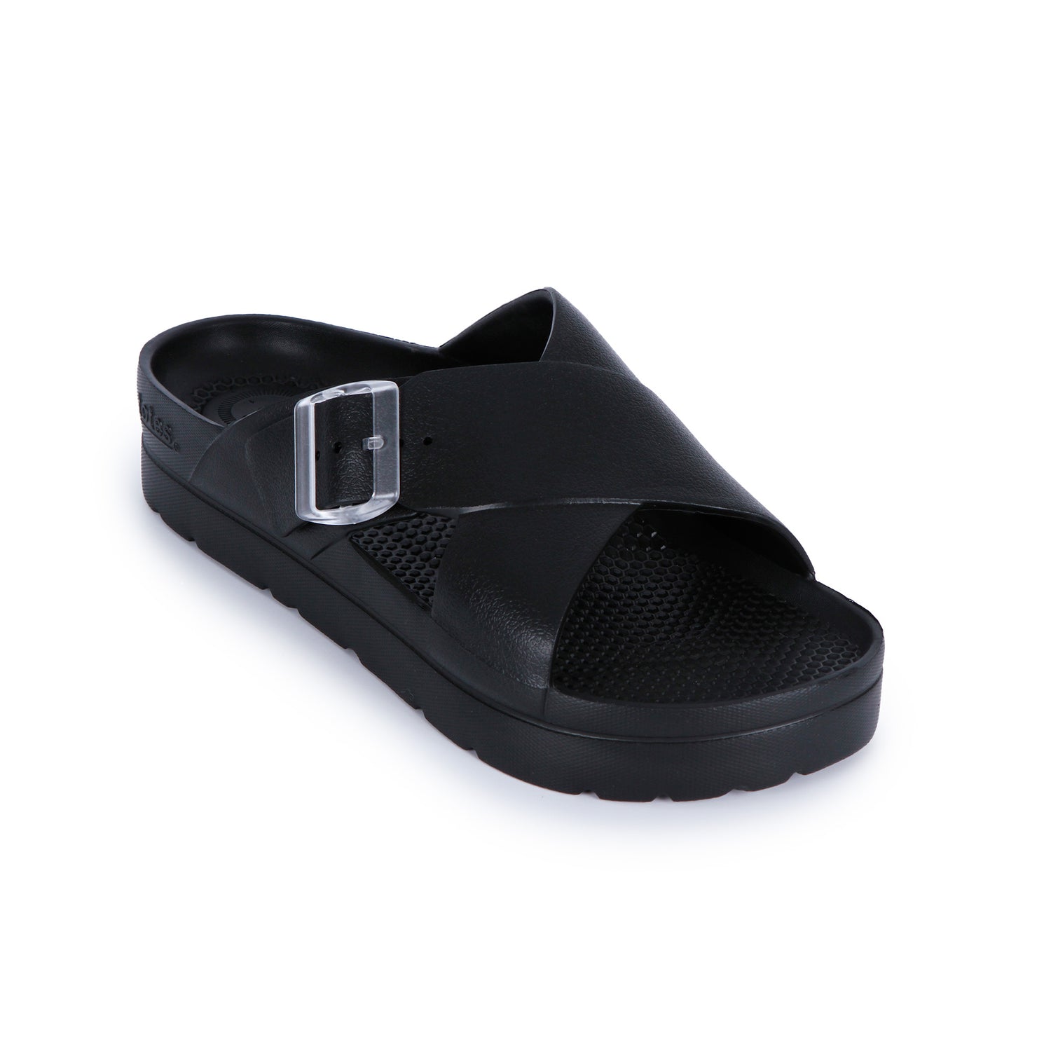 ts40 totes Womens Cross Buckle Slide 