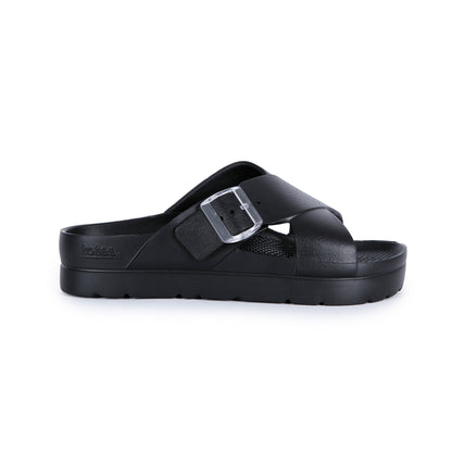 ts40 totes Womens Cross Buckle Slide 