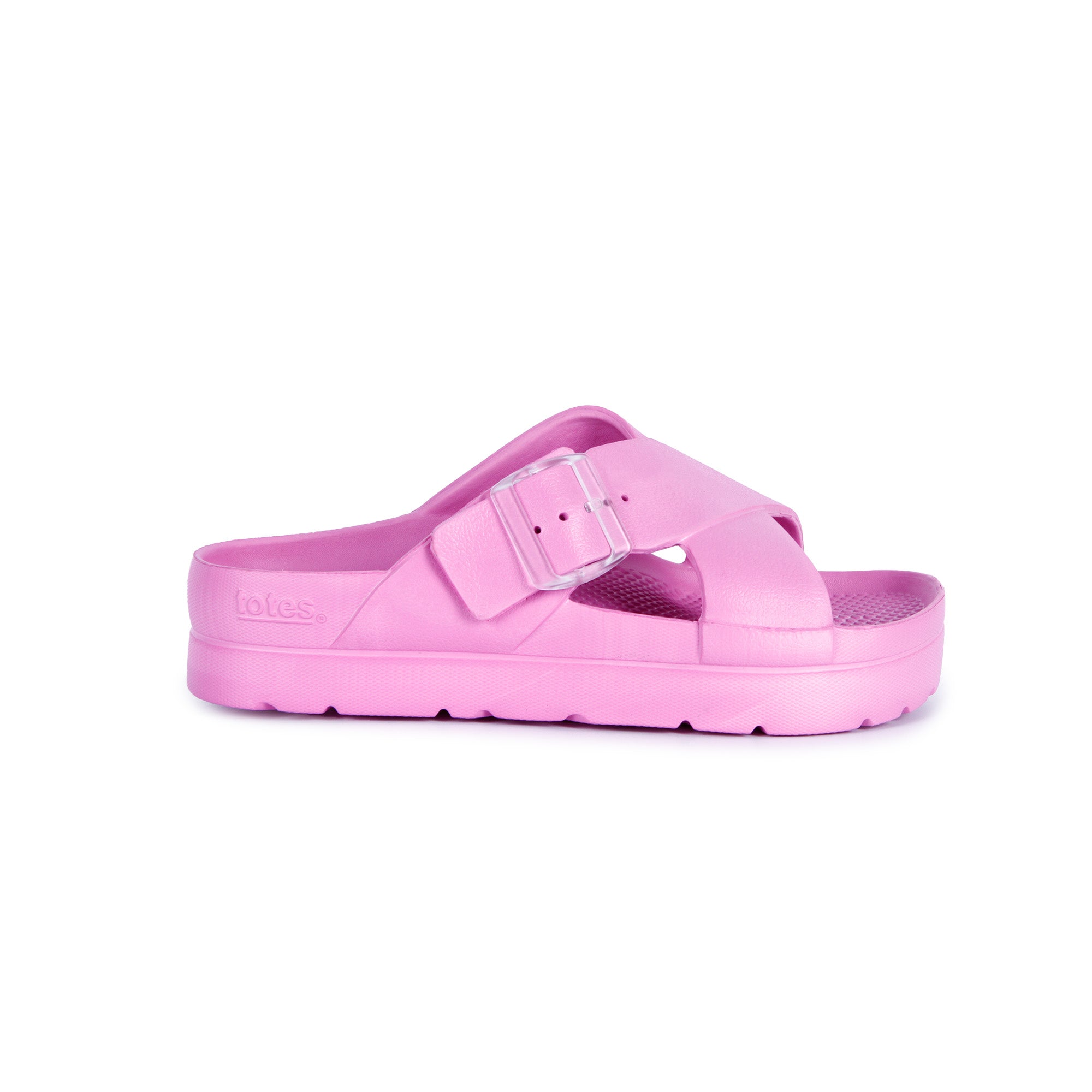 ts40 totes Womens Cross Buckle Slide 