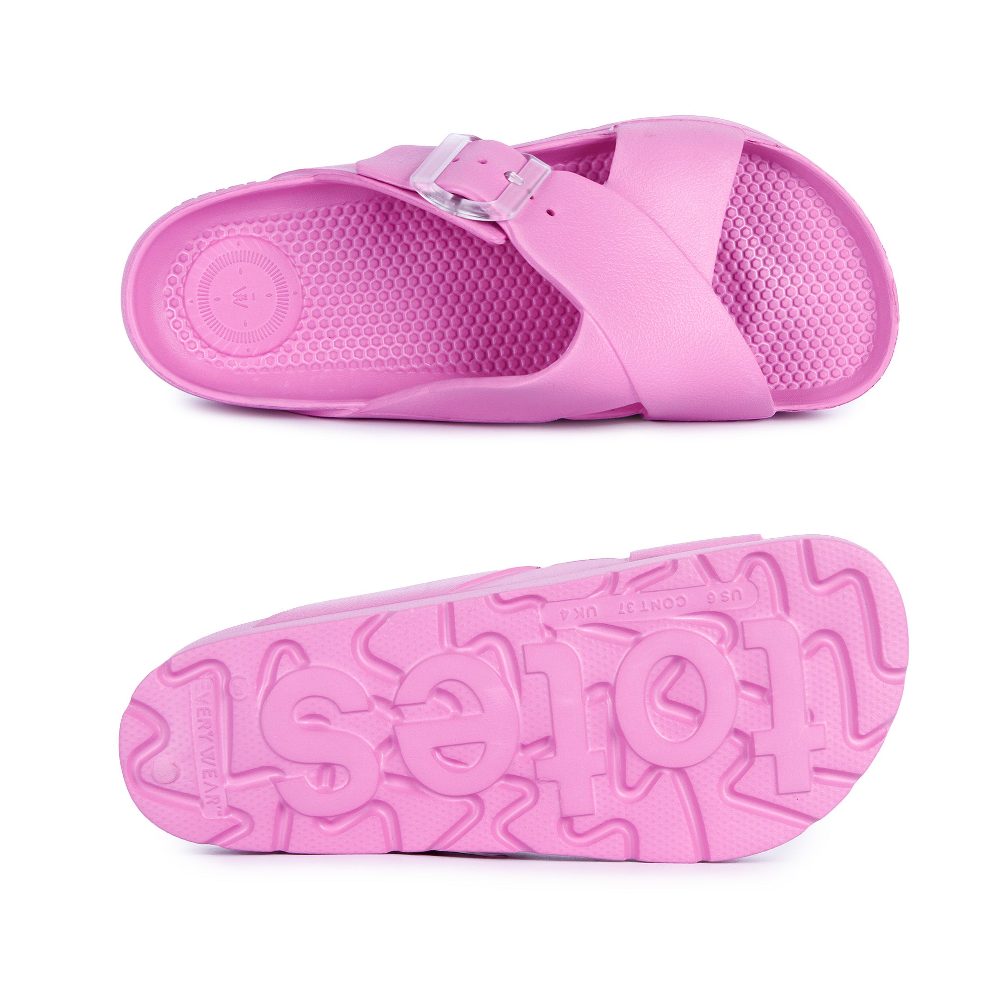 ts40 totes Womens Cross Buckle Slide 