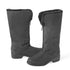 Cynthia Tall Winter Boots in Black Angled Side View