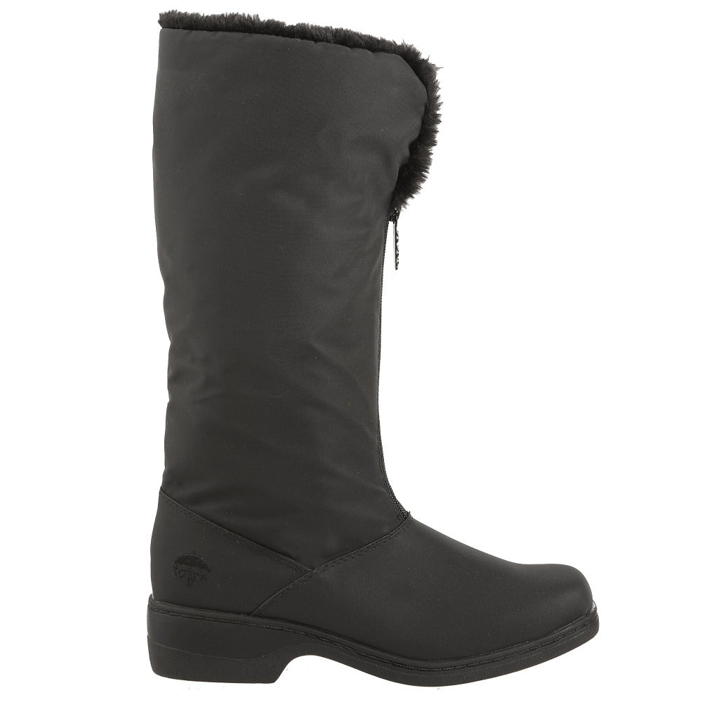 Cynthia Tall Winter Boots in Black Profile