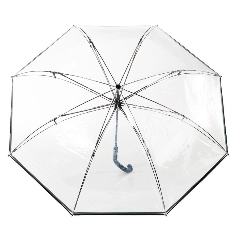 InBrella Reverse Close Umbrella in Clear Open Top View
