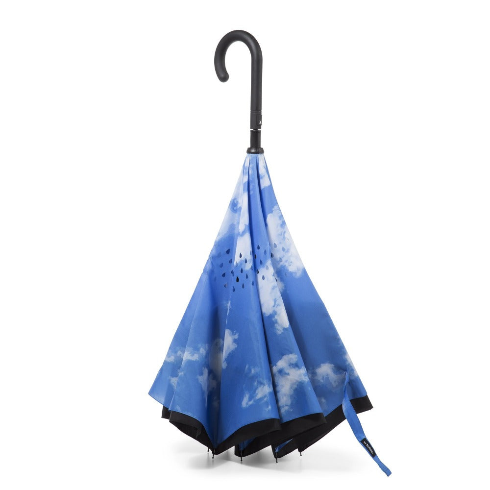 InBrella Reverse Close Umbrella in Clouds Inverse Closed Stand Up