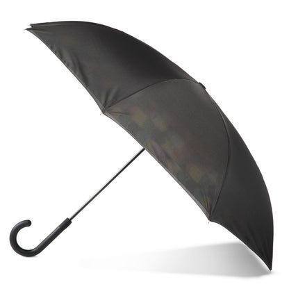 InBrella Reverse Close Umbrella in Circle Mania Open Side Profile