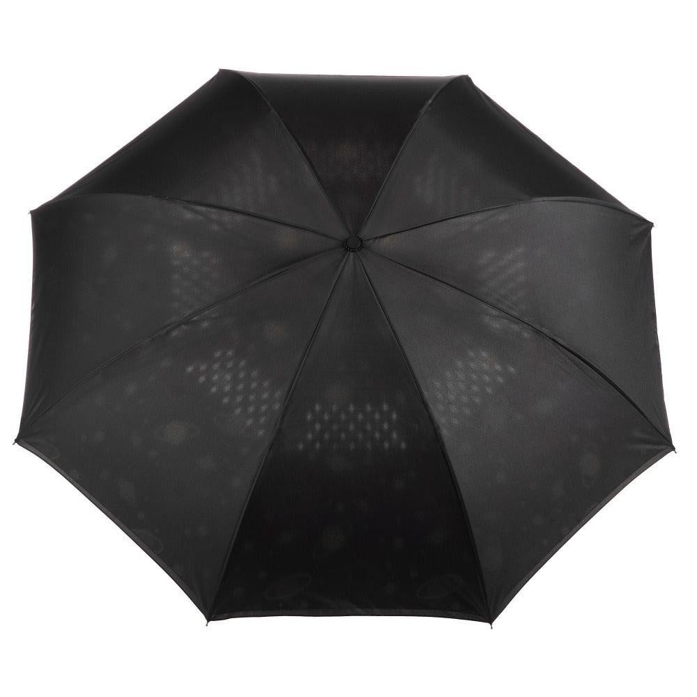 InBrella Reverse Close Umbrella in Galaxy Open Top View