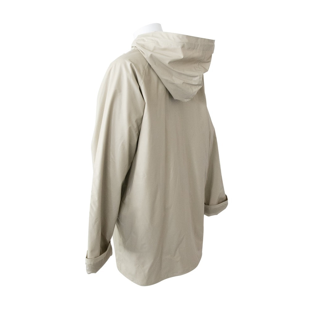 Lined Rain Slicker in Khaki Back