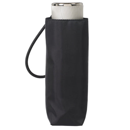 Manual Umbrella with NeverWet® in Black Closed In Carrying Case