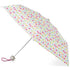 Manual Umbrella with NeverWet® in White Rain Open Side Profile