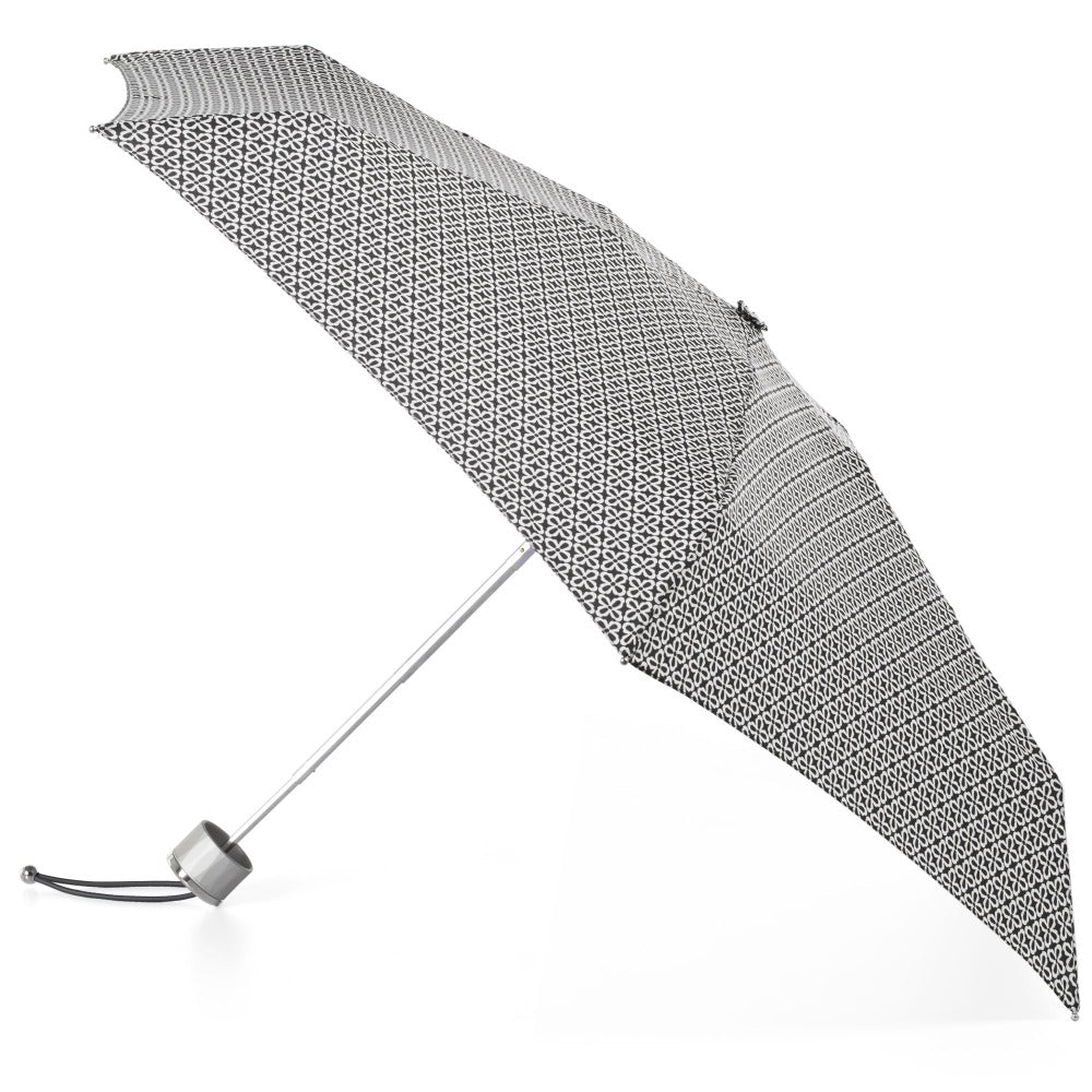 Mini Manual Umbrella With Neverwet in Nordic Status Open Side Profile
