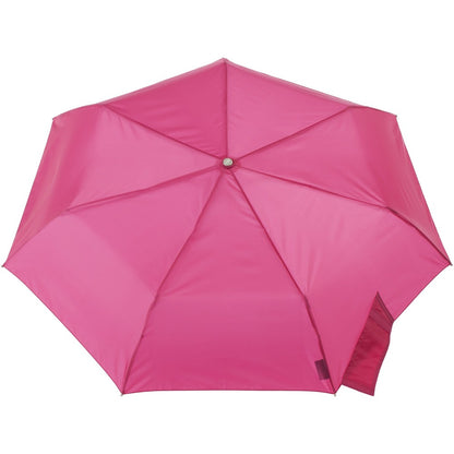 Sunguard Auto Open Close Umbrella With Neverwet in Magenta Open Top View