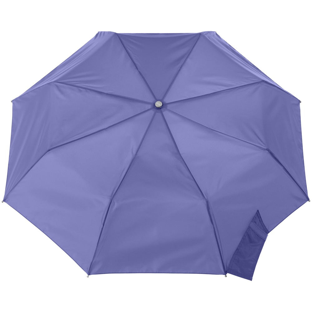 Signature Auto Open Umbrella With Neverwet in Purple Opulence Open Top View