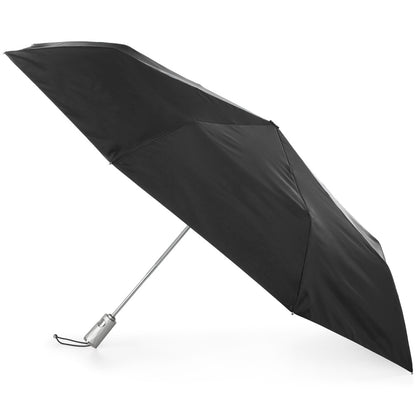 X-Large Auto Open Close Sunguard® Neverwet® Umbrella in Black Open Side Profile