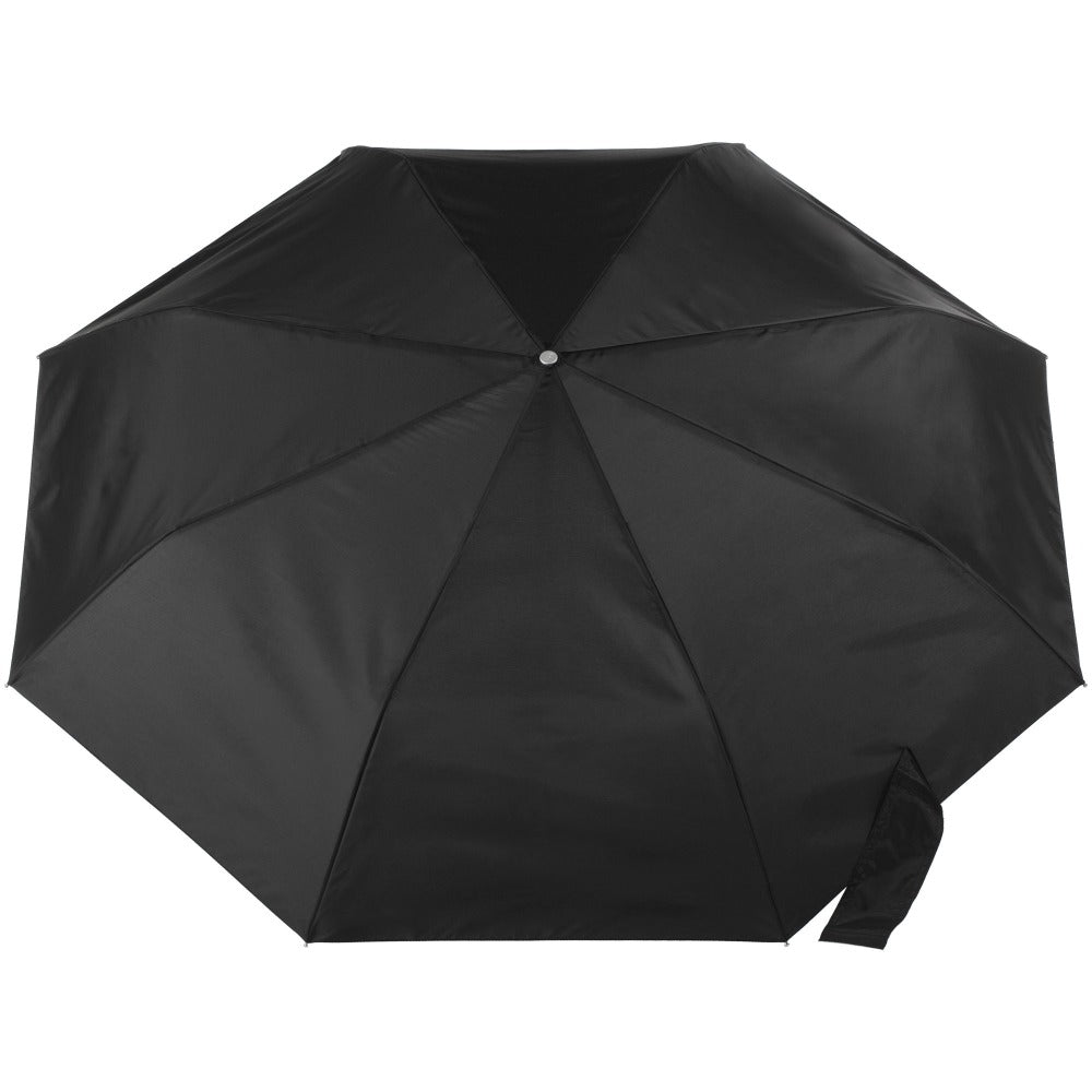X-Large Auto Open Close Sunguard® Neverwet® Umbrella in Black Open Top View