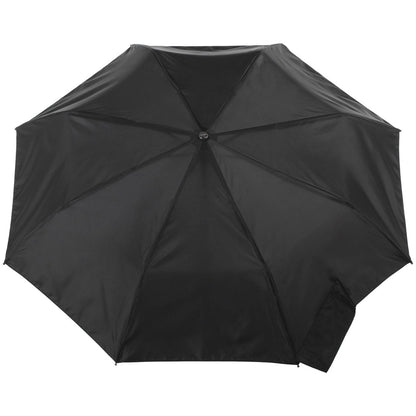Titan Large Auto Open Close Neverwet Umbrella in Black Open Top View