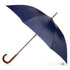 9302 Blue Line Wooden Stick Umbrella - Totes Auto Open Umbrella 