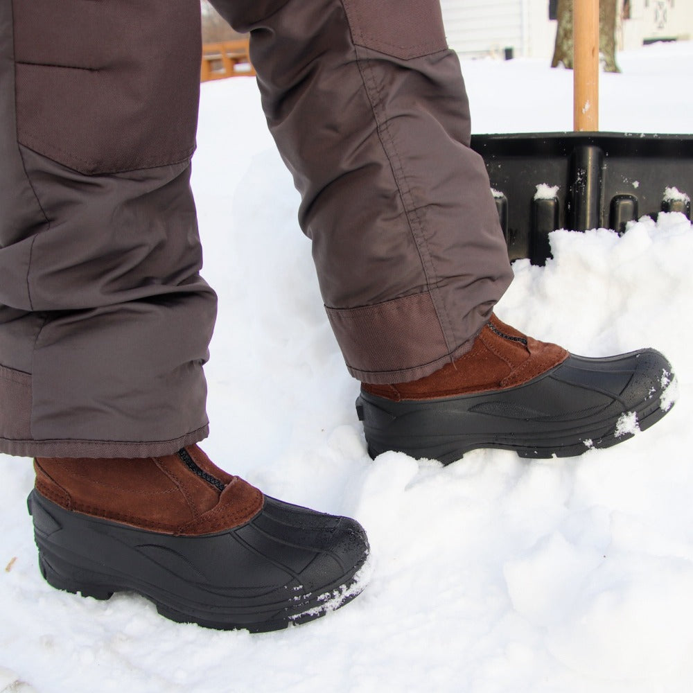 Totes Men’s Glacier Winter Boots Black 7