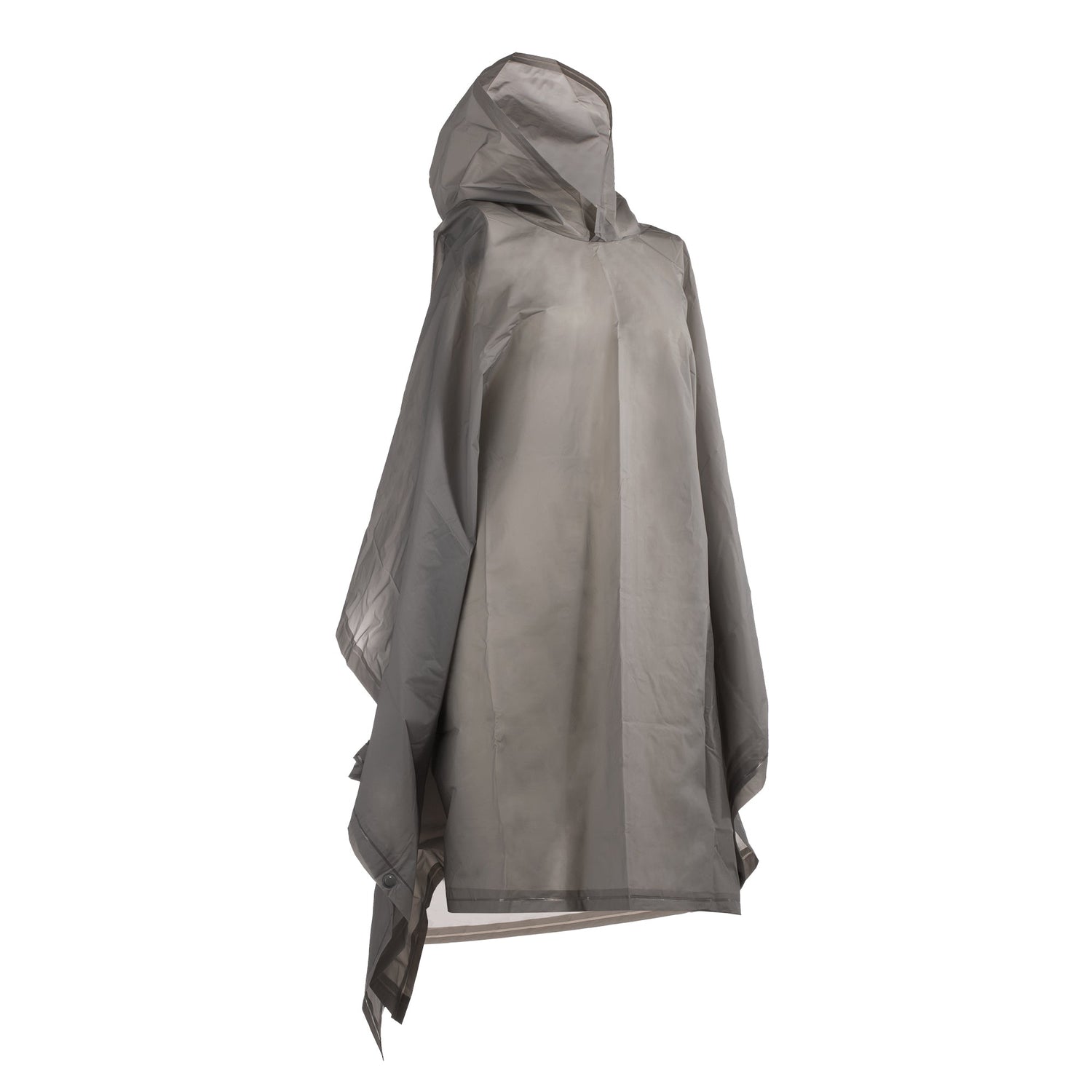 Totes Adult Rain Poncho Smoke One Size