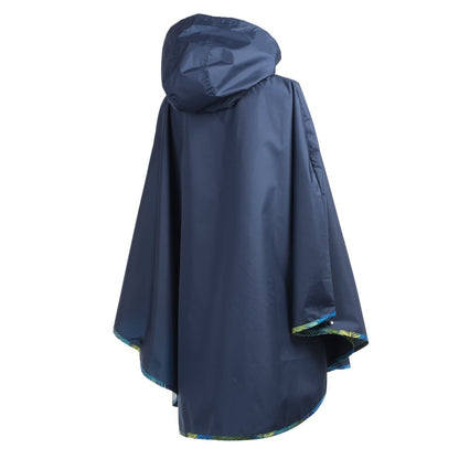 Reversible Rain Poncho in Palm Leaves Back