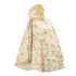 Reversible Rain Poncho in Wild Flowers Right Angled Side View