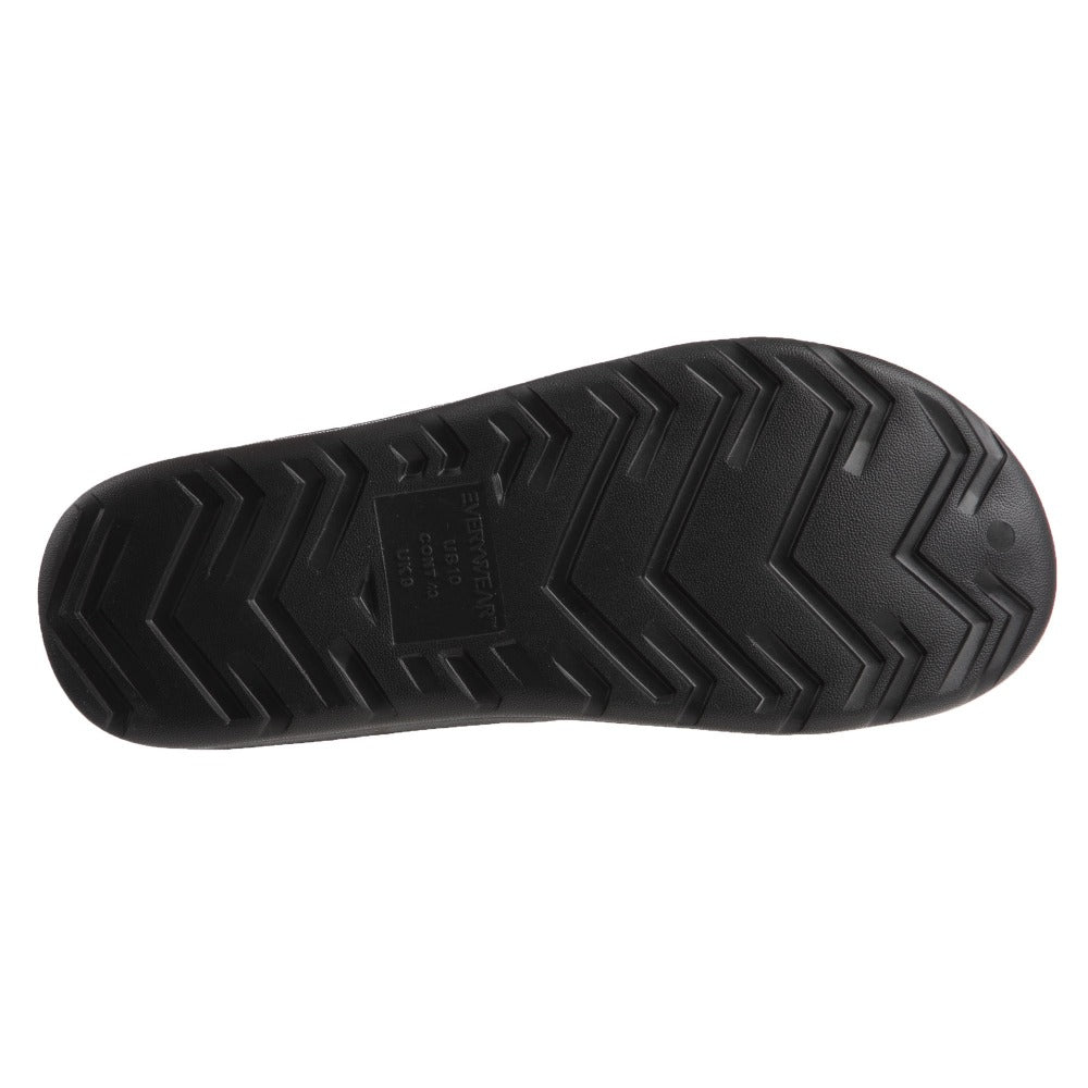 Men’s Sol Bounce Ara Thong in Black Bottom Sole Tread