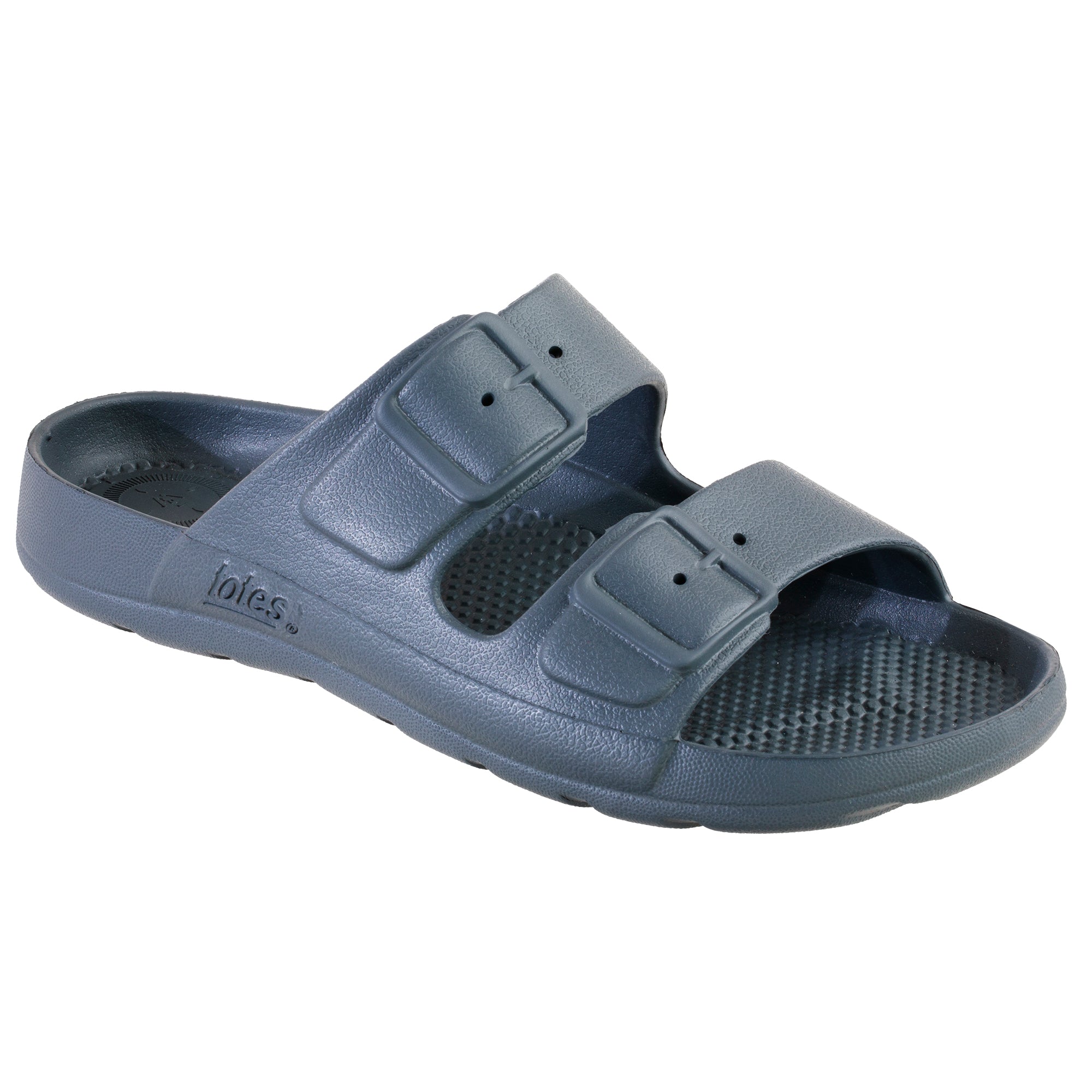 Women’s Sol Bounce Molded Buckle Slide - Mineral side view