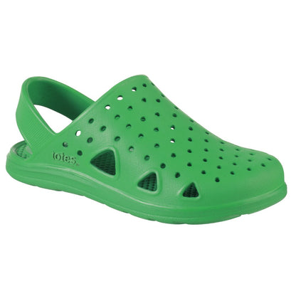 Kid’s Sol Bounce Splash &amp; Play Clog in Green Right Angled View